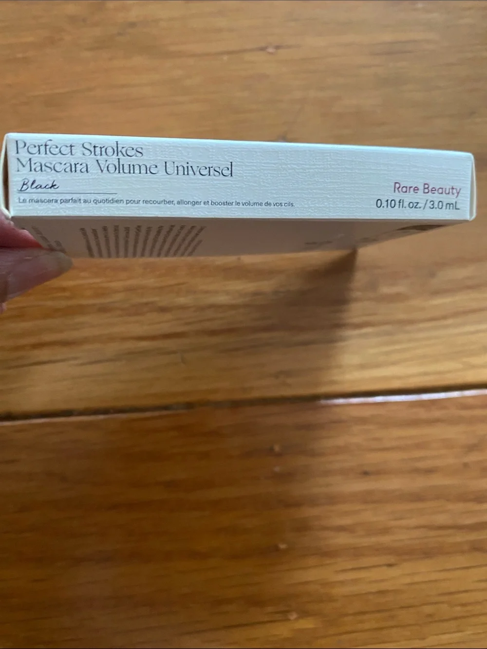 Rare Beauty Perfect Strokes Universal Volumizing Mascara - White & Berry Logo
